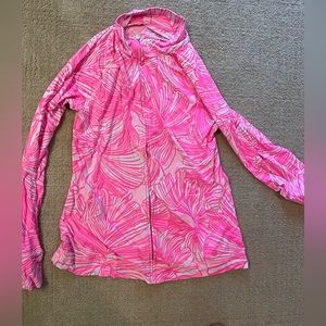 Lilly Pulitzer UPF 50 Luxletic Hadlee Zip-Up Jacket
Prosecco Pink Fronds Place L